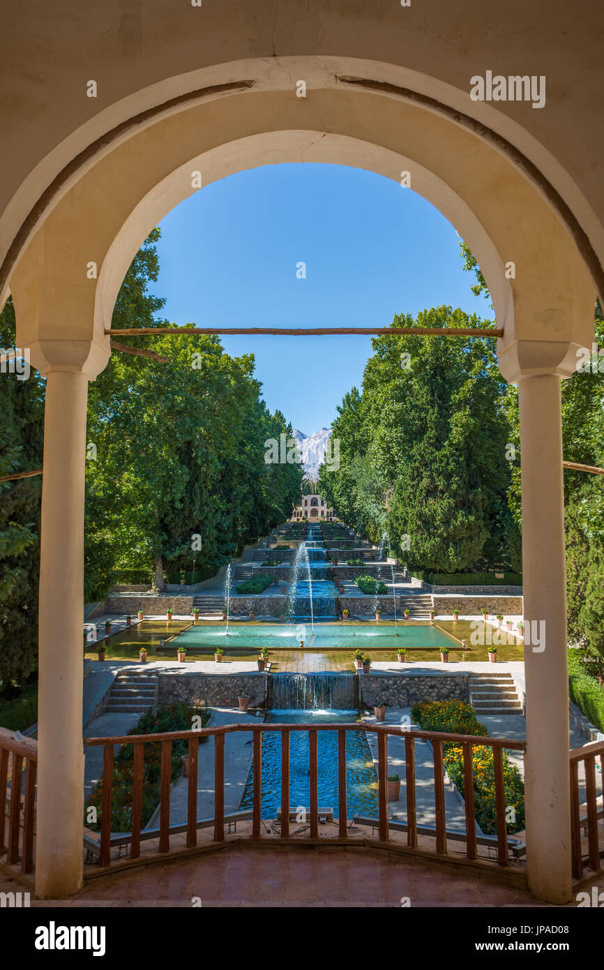 L'Iran, Mahan, Ville (près de la ville de Kerman, Shazde Garden (jardin du Prince), Patrimoine Mondial de l'UNESCO, Banque D'Images