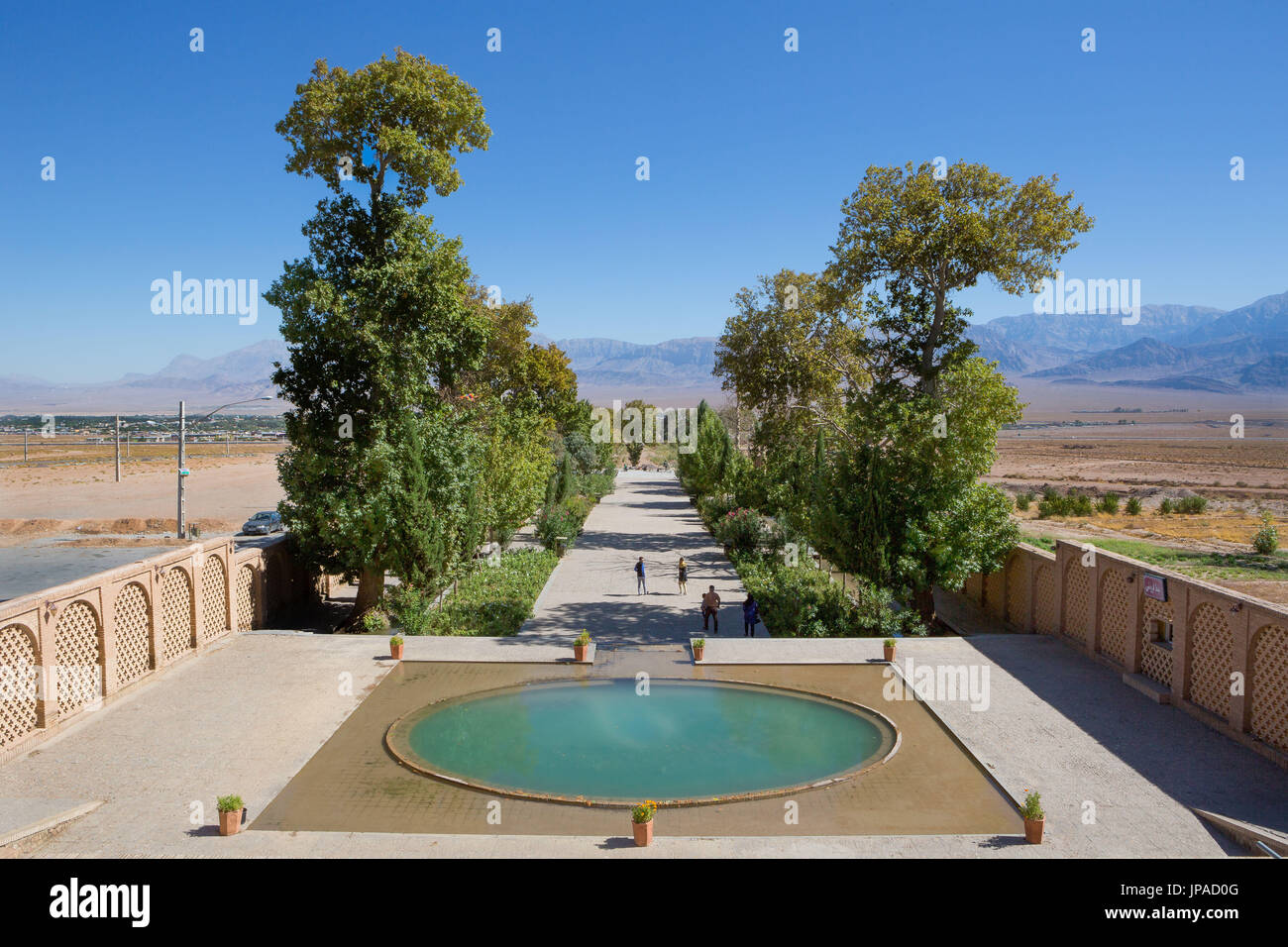 L'Iran, Mahan, Ville (près de la ville de Kerman, Shazde Garden (jardin du Prince), Patrimoine Mondial de l'UNESCO, Banque D'Images