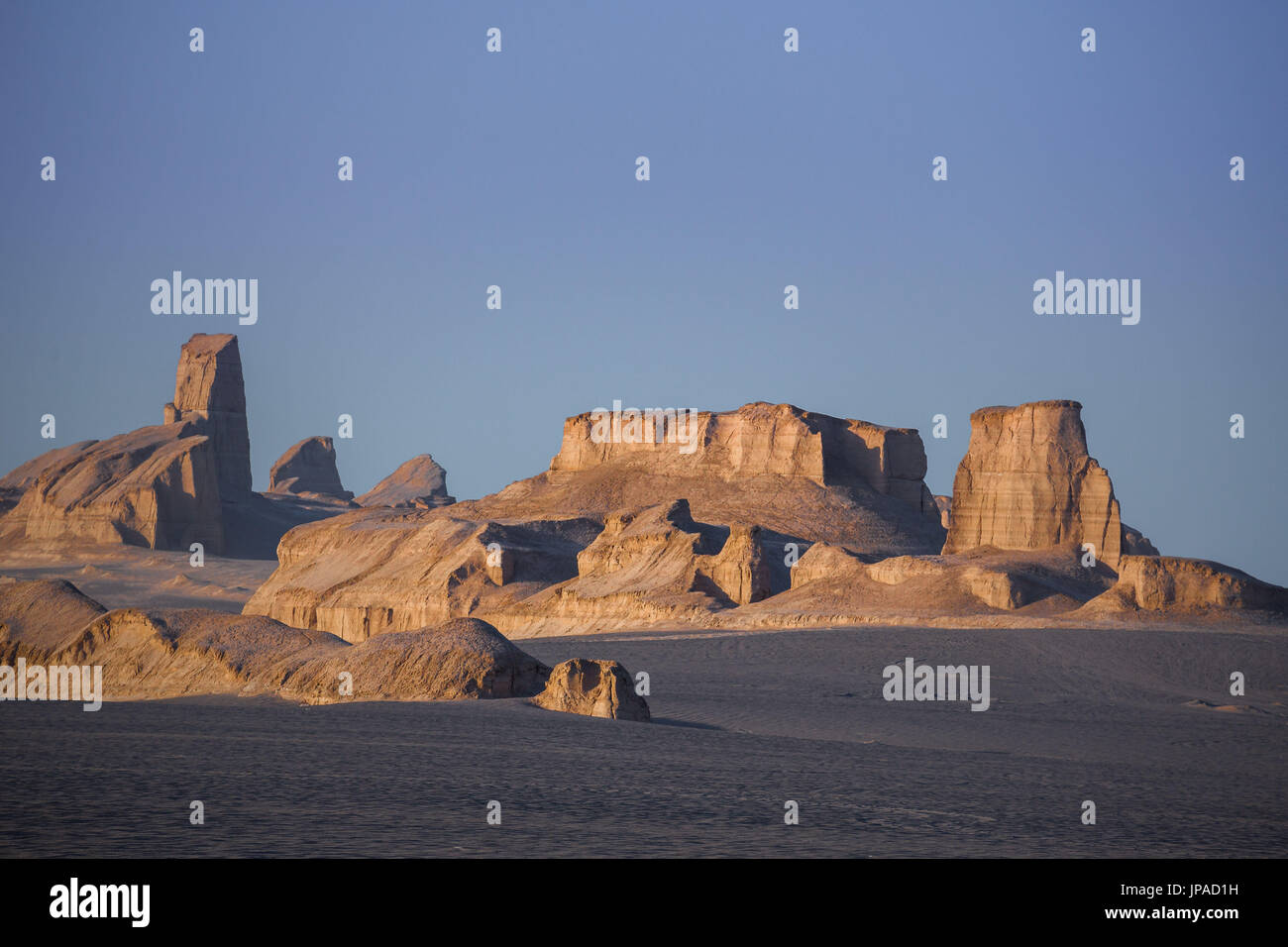 L'Iran, près de la ville de Kerman, Kalout région. Banque D'Images