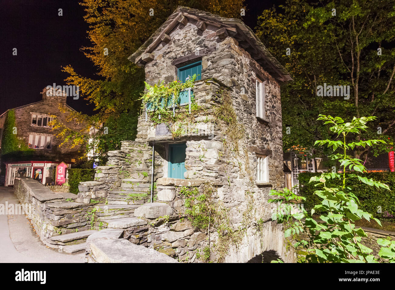 L'Angleterre, Cumbria, Lake District, Windermere, Ambleside, Bridge House Banque D'Images