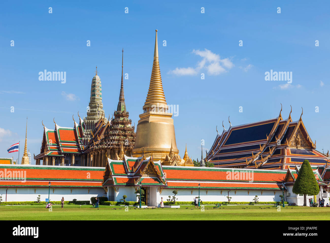 Thaïlande, Bangkok, le Grand Palais, Wat Phra Kaeo Banque D'Images