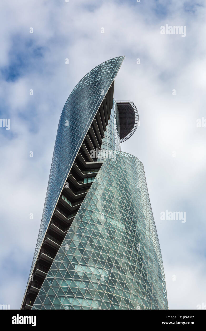 Le Japon La Ville De Nagoya Spiral Tower Photo Stock Alamy