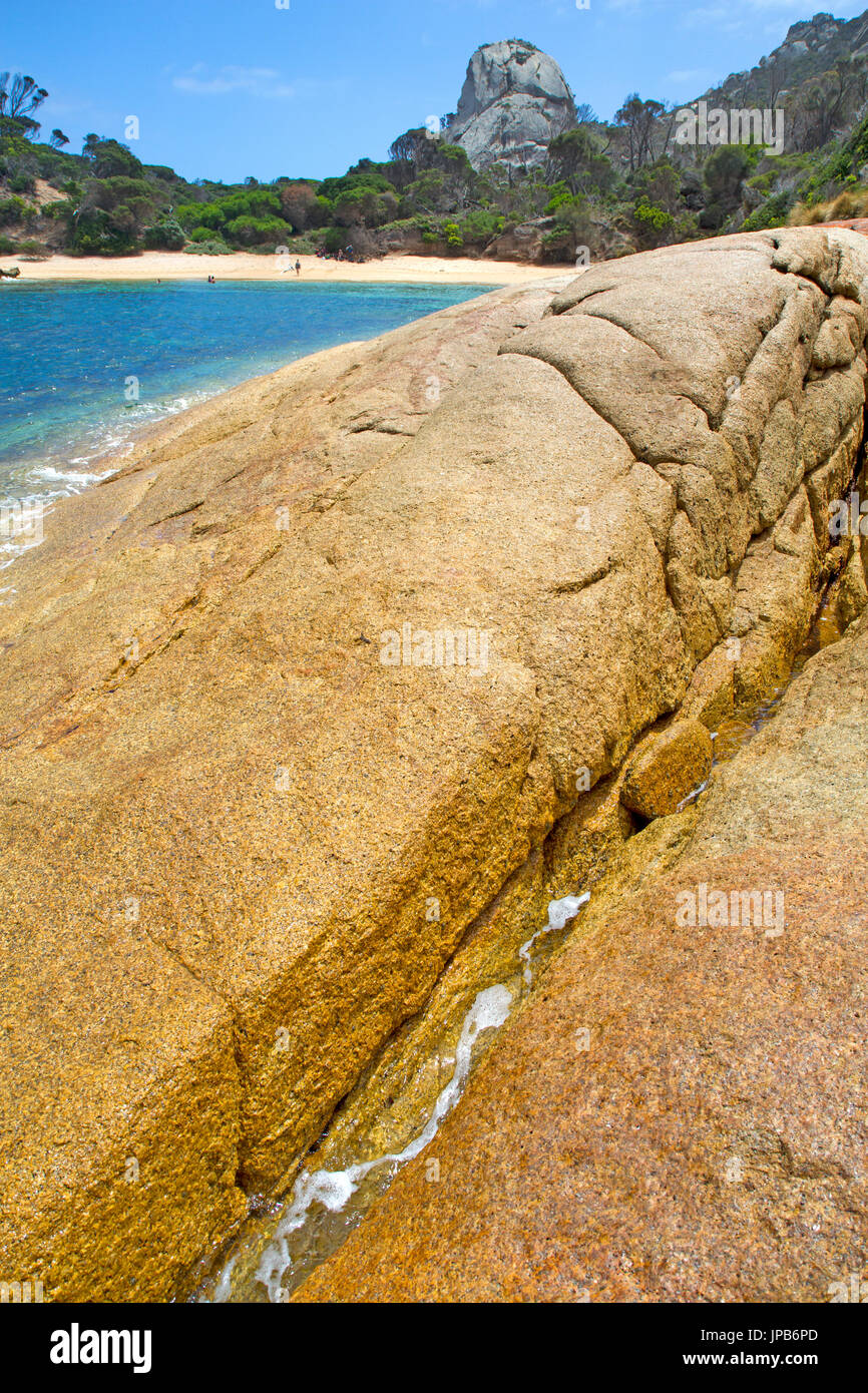 Stacky's Bight dans la baie de Killiecrankie, Flinders Island Banque D'Images