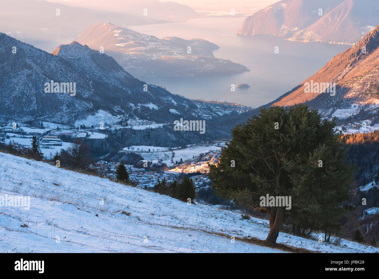 Prealpi Bresciane, province de Brescia, Lombardie, Italie, district de l'Europe. Banque D'Images