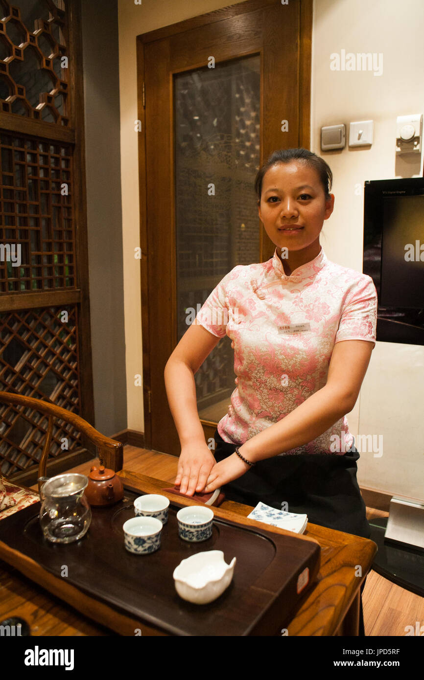 Maison de thé chinoise Banque D'Images