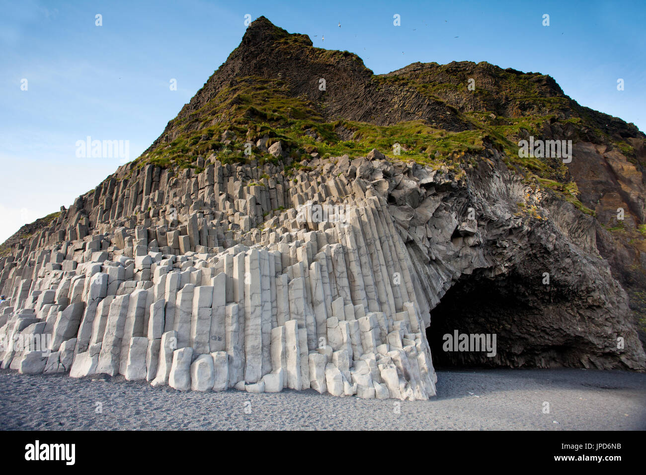 Rock Reynisfjara qui jouit Banque D'Images