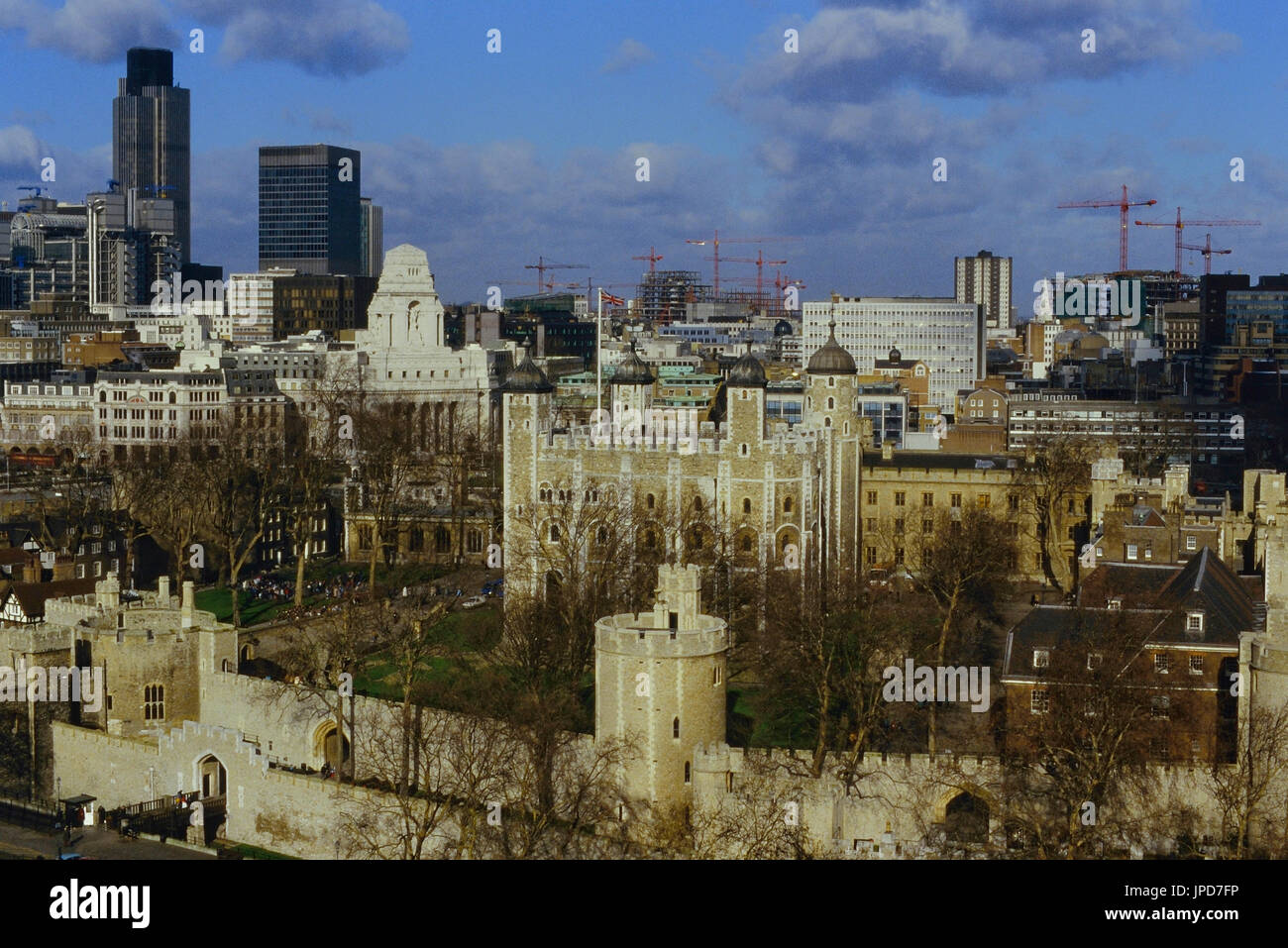 La Tour de Londres, Angleterre, Royaume-Uni, circa 1980 Banque D'Images