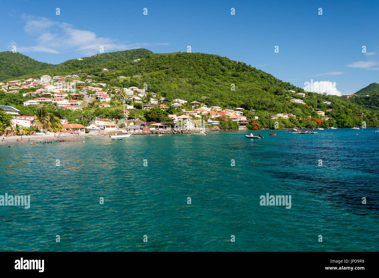 Petite Anse Darlet Plage En Martinique Banque Dimages