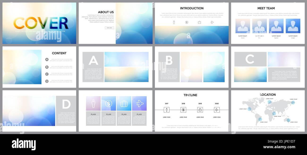 L'élément de conception d'infographies pour les présentations des modèles. Rapport annuel, couverture de livre design modèle. Brochure, mise en page, Keynote ,Flyer conception mise en page Illustration de Vecteur