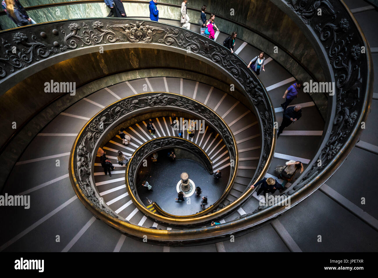 La cité du Vatican. Le célèbre bain à l'intérieur du musée du Vatican Banque D'Images