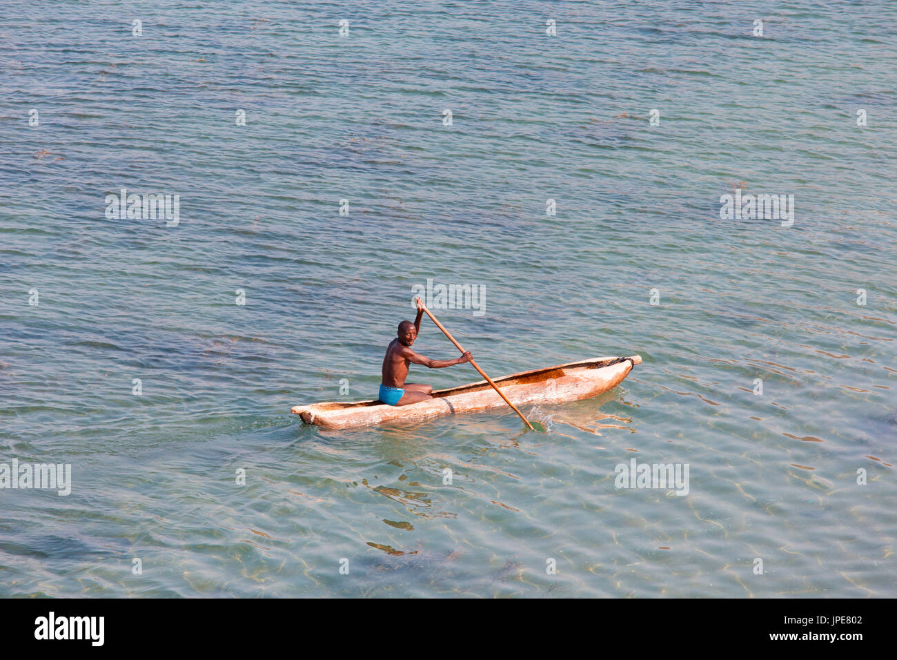 Le Malawi, Afrique,Monkey Bay district. Le lac Malawi Banque D'Images