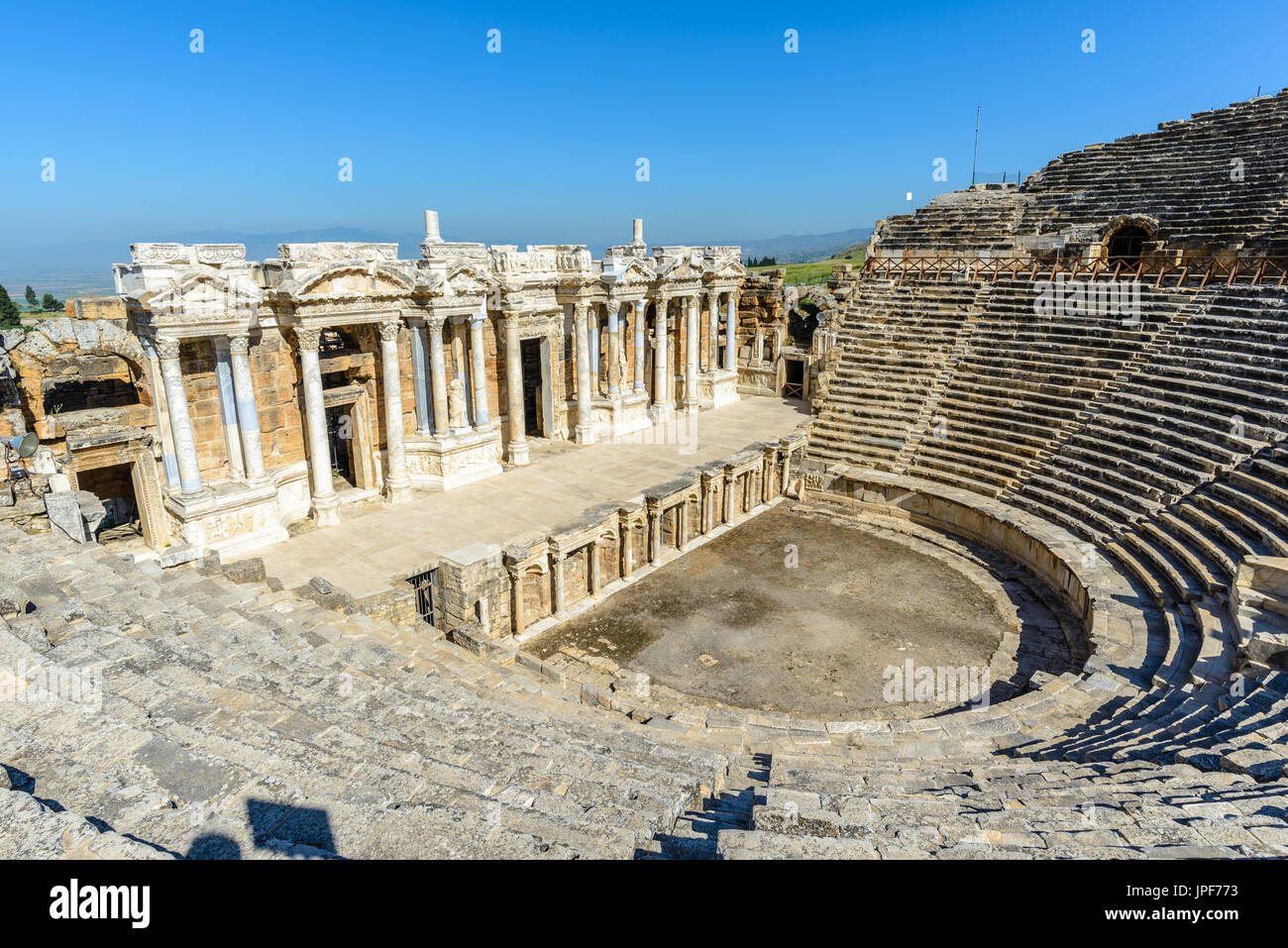 Amphithéâtre de Hiérapolis, Turquie Banque D'Images