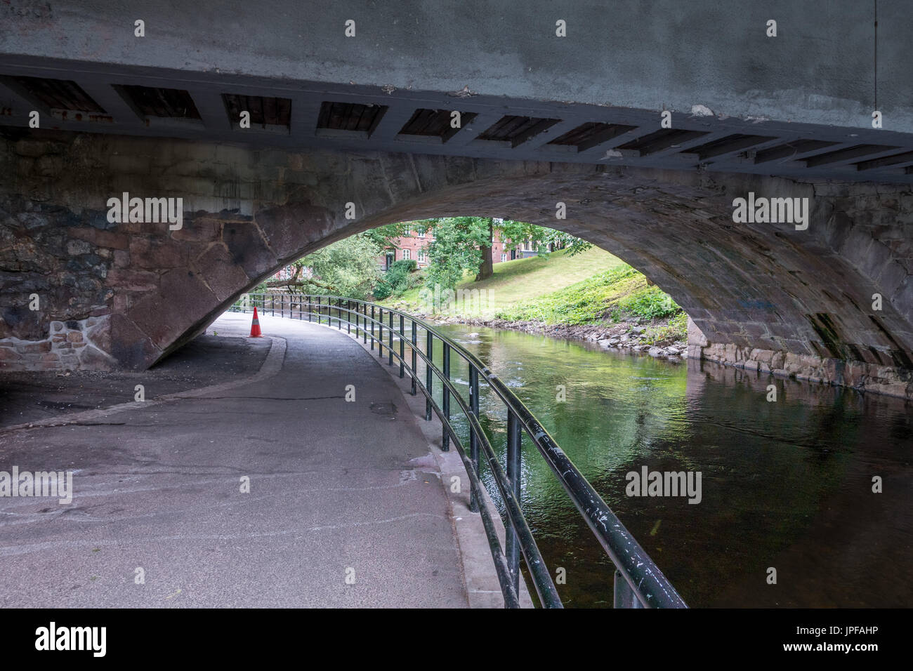 Oslo, Norvège - 21 juillet 2017:la rivière Akerselva à Oslo Banque D'Images