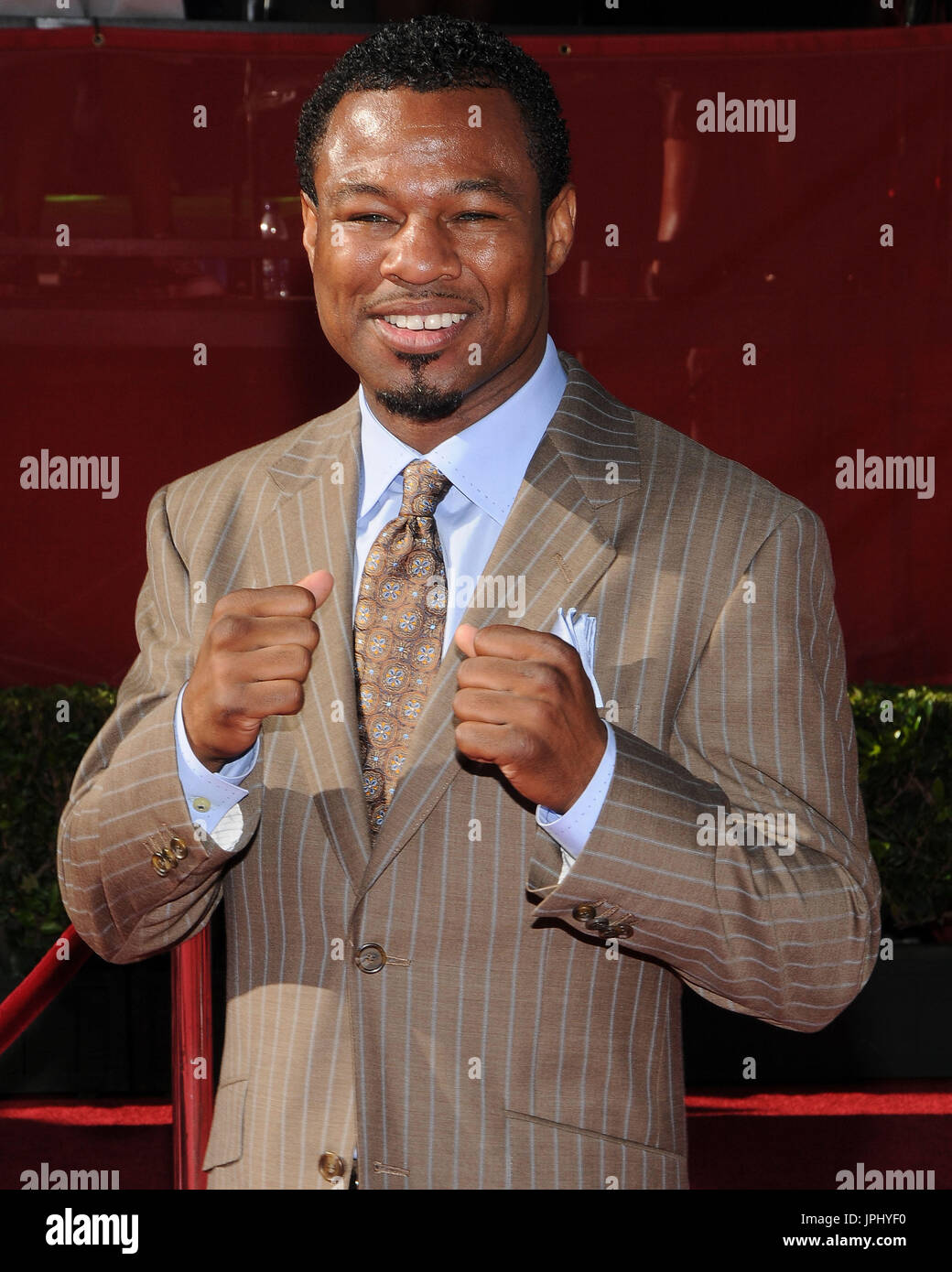 Boxer Shane Mosley à la 17e prix ESPY - Arrivées tenue au Nokia Theatre de Los Angeles, CA. L'événement a eu lieu le mercredi 15 juillet, 2009. Photo par_RPAC Photo Presse Pacific Rim. Banque D'Images