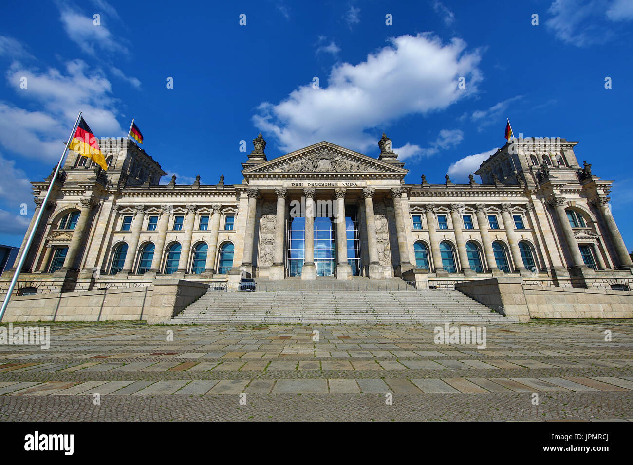 Le bâtiment du Reichstag, Berlin, Allemagne Banque D'Images