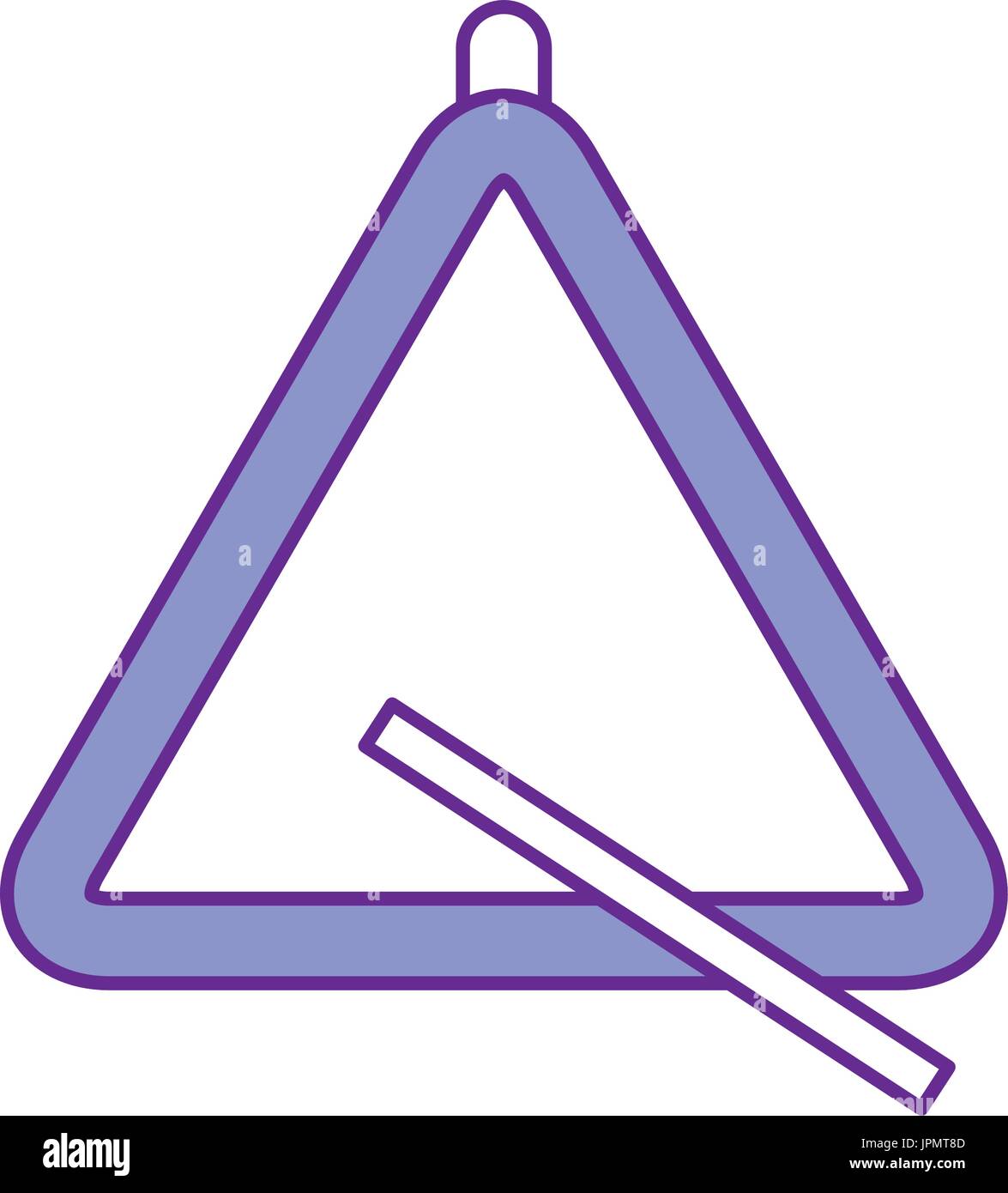 L'icône de musique instrument triangle Image Vectorielle Stock - Alamy