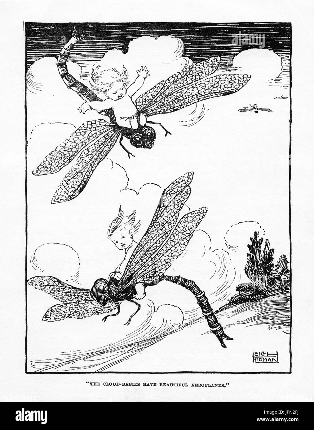 Illustration de l'Étonnant livre une photo 1921 Annuel Banque D'Images
