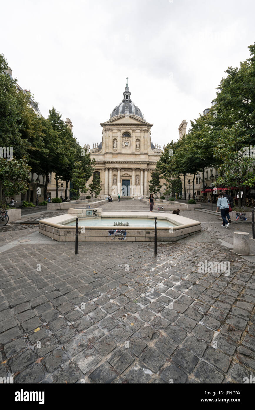 L'université de la Sorbonne à Paris Banque D'Images