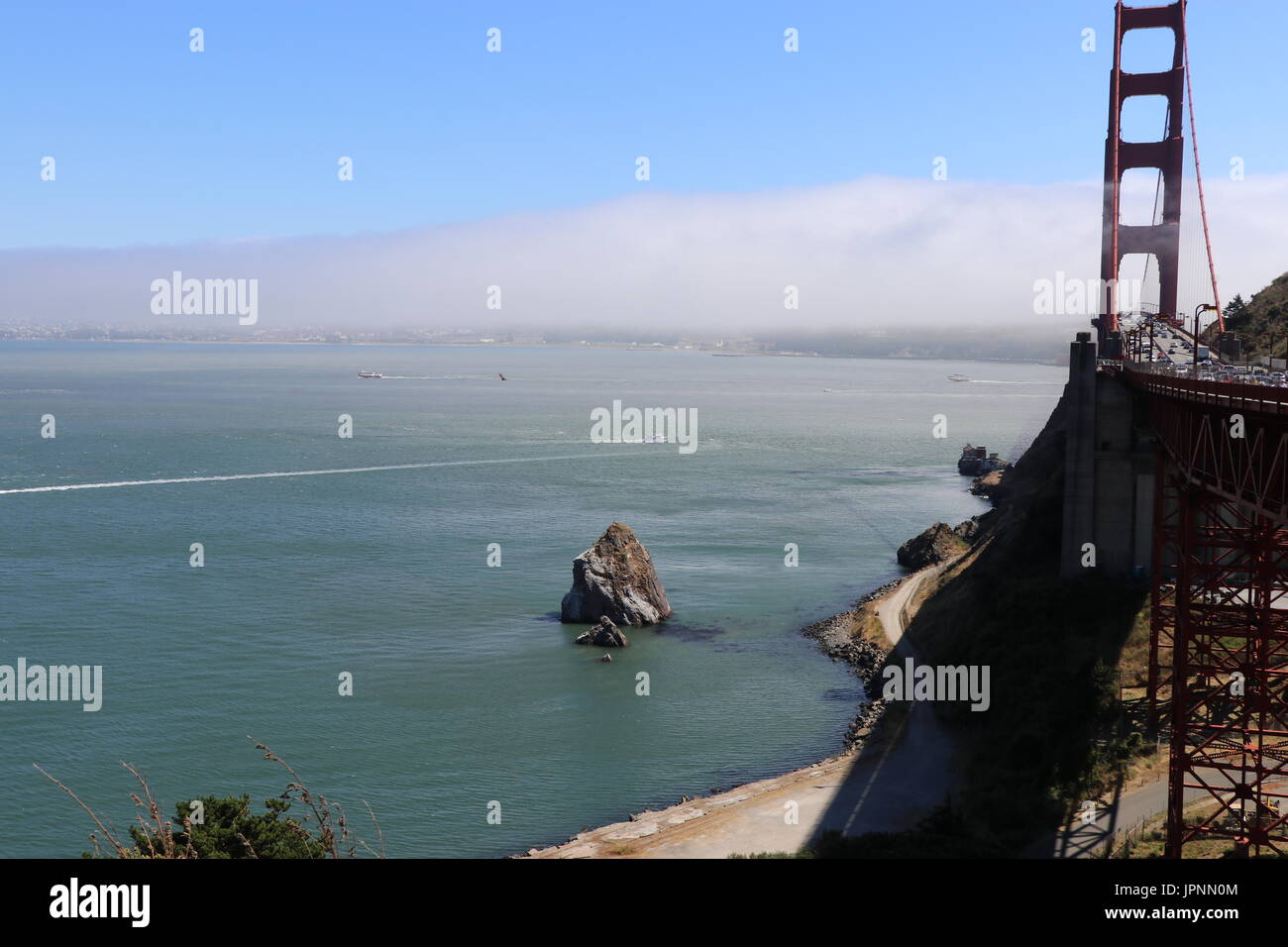 Golden State Bridge, Hill Street, San Francisco, CA, United States Banque D'Images