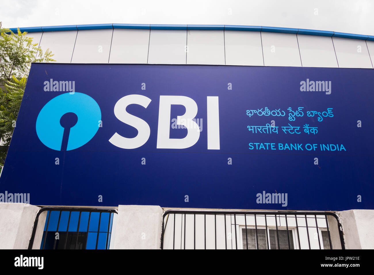 State Bank of India et logo sign Banque D'Images