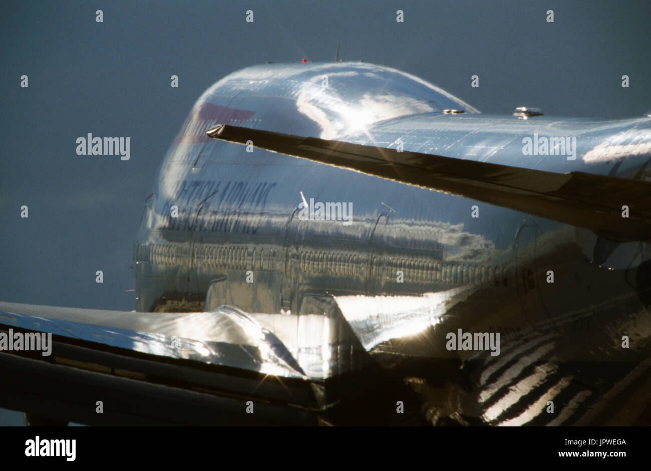 British Airways Boeing 747-400 le roulage Banque D'Images
