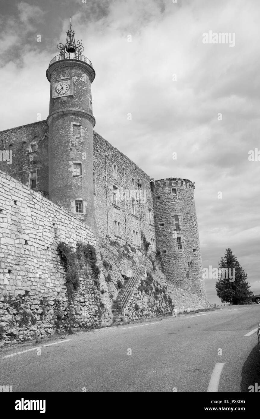 Un château dans le sud de la France Banque D'Images