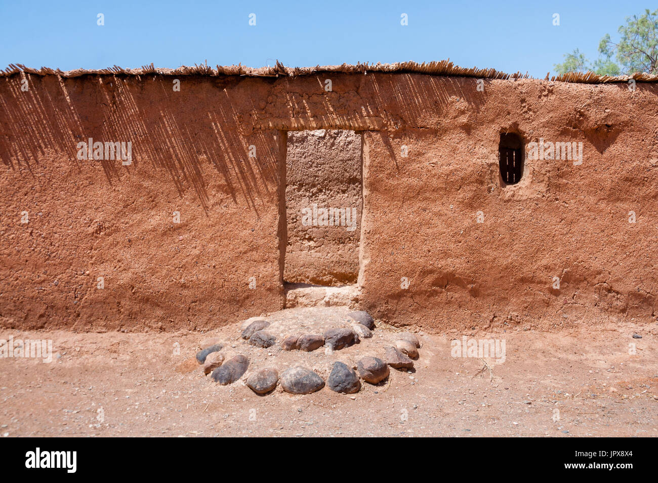 Entrée de la Kasbah Banque D'Images