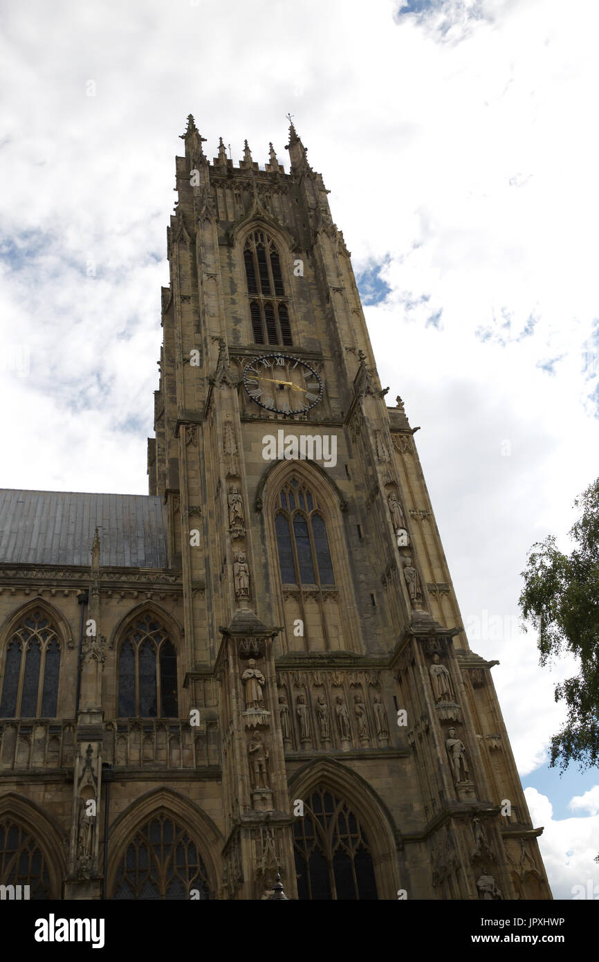 Beverley Minster est l'église paroissiale de Saint Jean et Saint Martin à Beverley East Yorkshire Banque D'Images