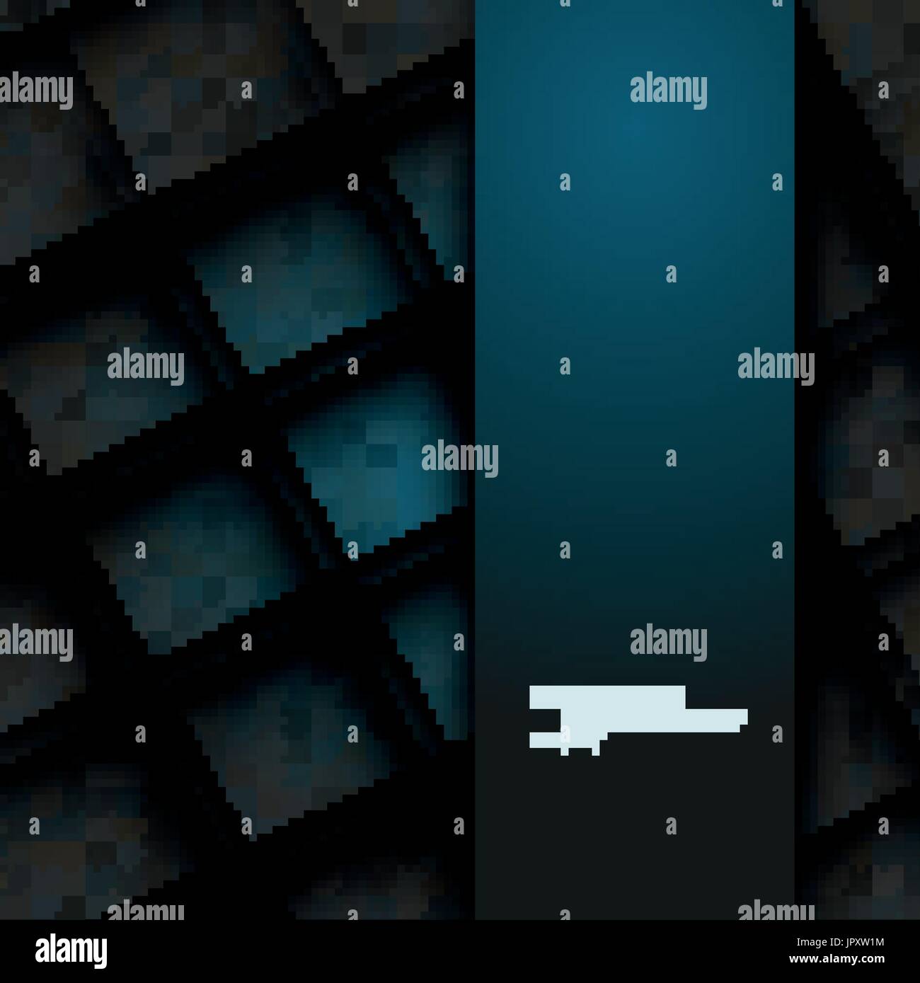 Fond abstrait géométrique absract carrés Illustration de Vecteur