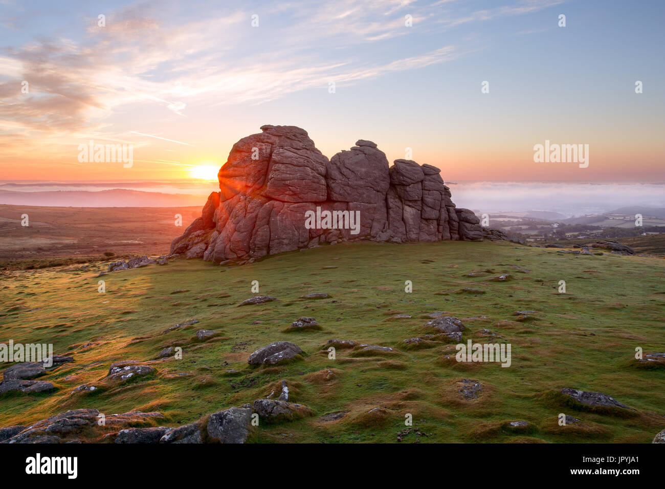 Le parc national de Dartmoor haytor devon uk Banque D'Images Le parc national de Dartmoor haytor devon uk Banque D'Images
