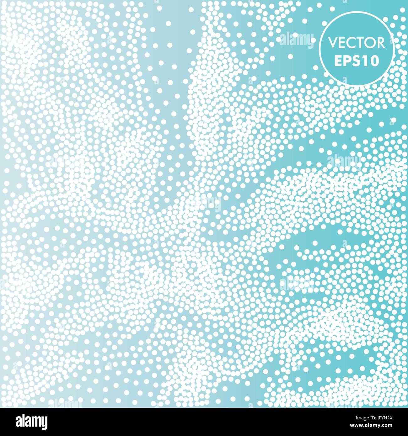 Vague dotted background. Vecteur de la mer. texture dots Illustration gravée. Illustration de Vecteur