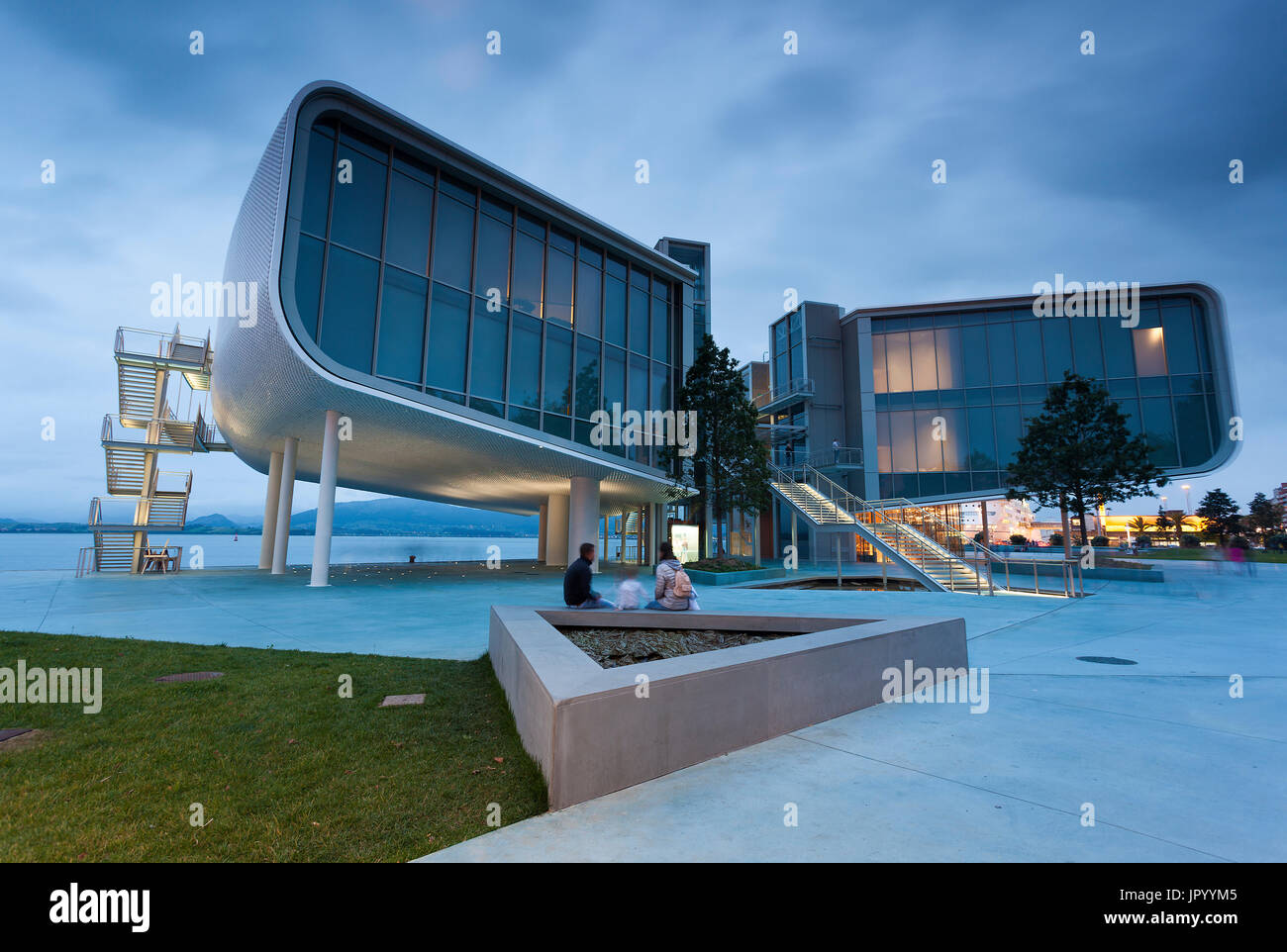 Centre Botin, Santander, Cantabria, ESPAGNE Banque D'Images