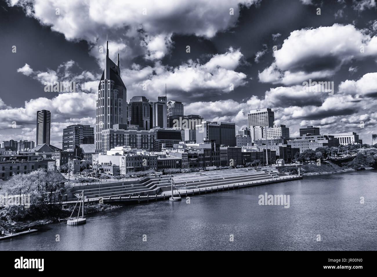 <span class ='wsc sous-titre' >music city bikeway, • à Nashville, Tennessee, United States </span > la nashville music city bikeway est un 26km de long la route f Banque D'Images
