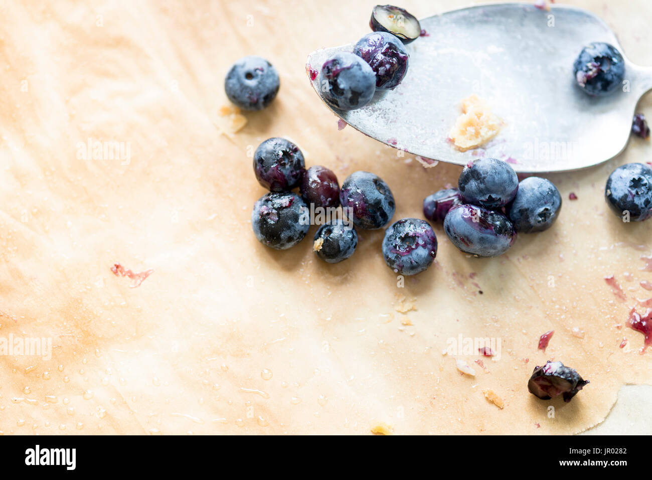 Tarte aux petits fruits bleu Banque D'Images