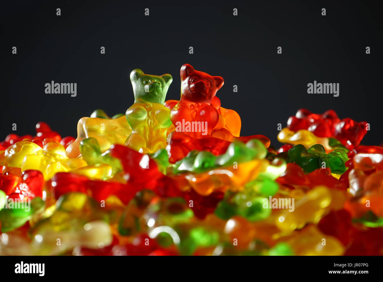 Yummy Gummy Bears Banque D'Images