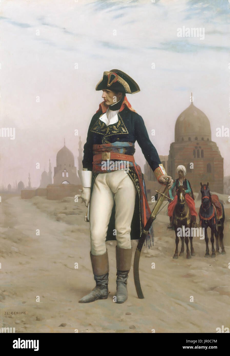 Au Caire Napoléon peint par Jean-Leon Gerome vers 1863 Banque D'Images
