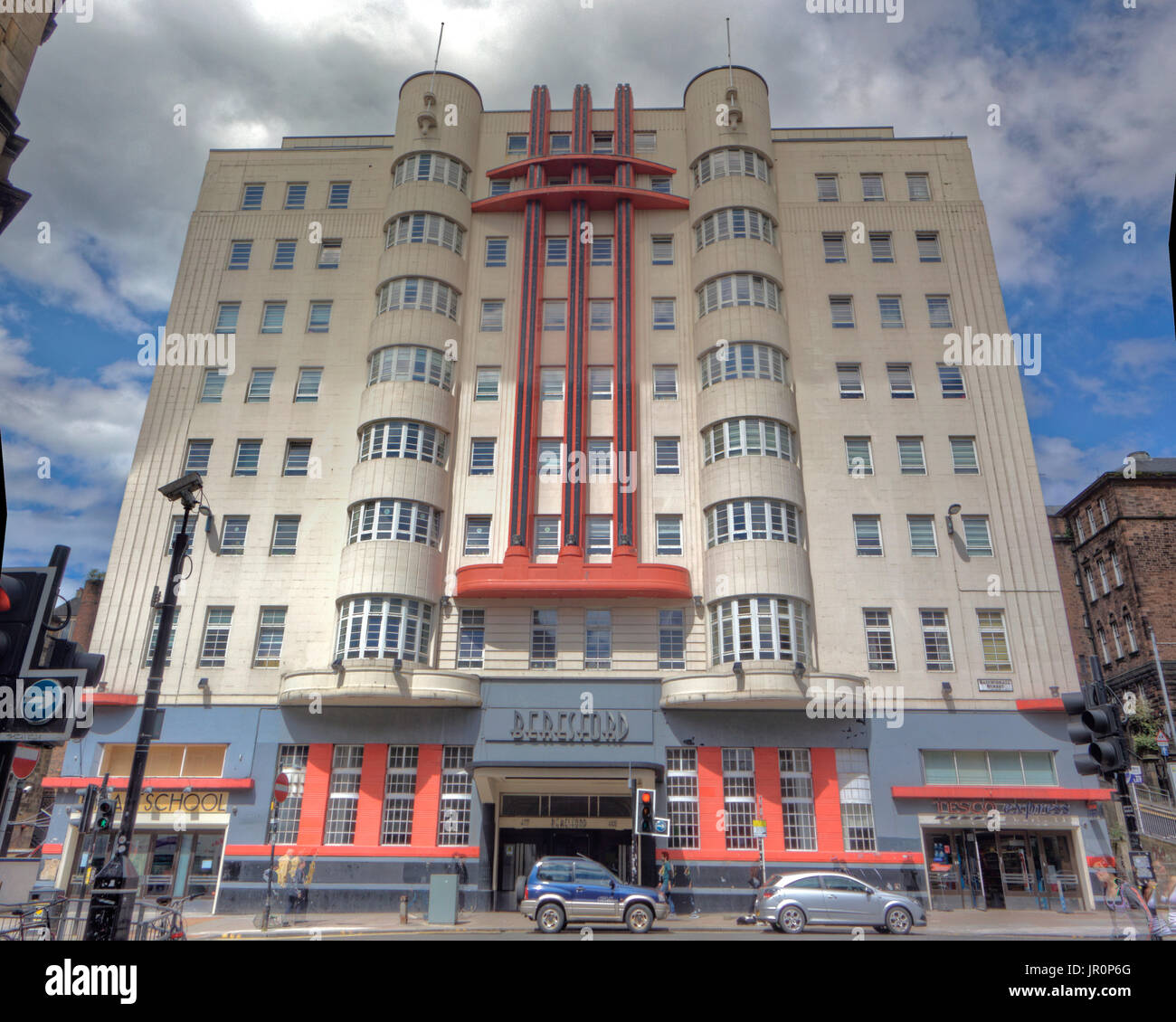 Le Beresford est un ex-hôtel sur Sauchiehall Street, Glasgow, Scotland Banque D'Images
