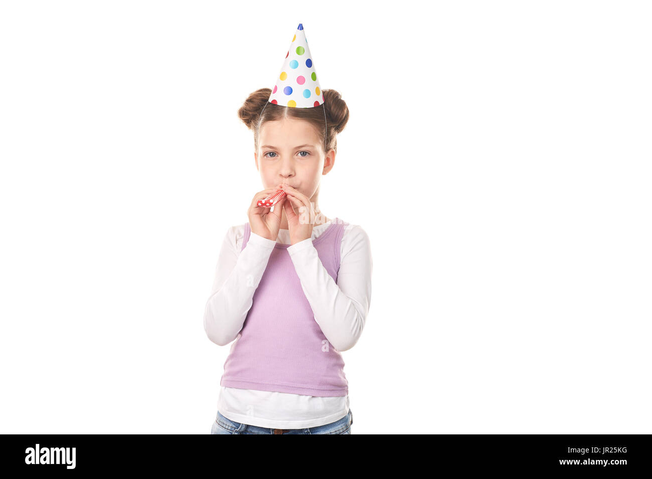 Fille d’anniversaire Banque D'Images