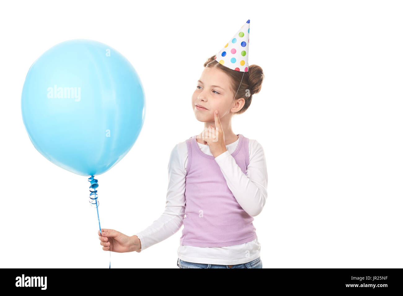 Fille d’anniversaire Banque D'Images