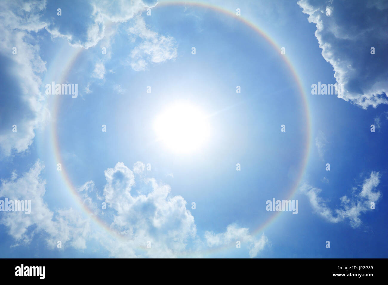 Halo 2 Sky Banque D'Images