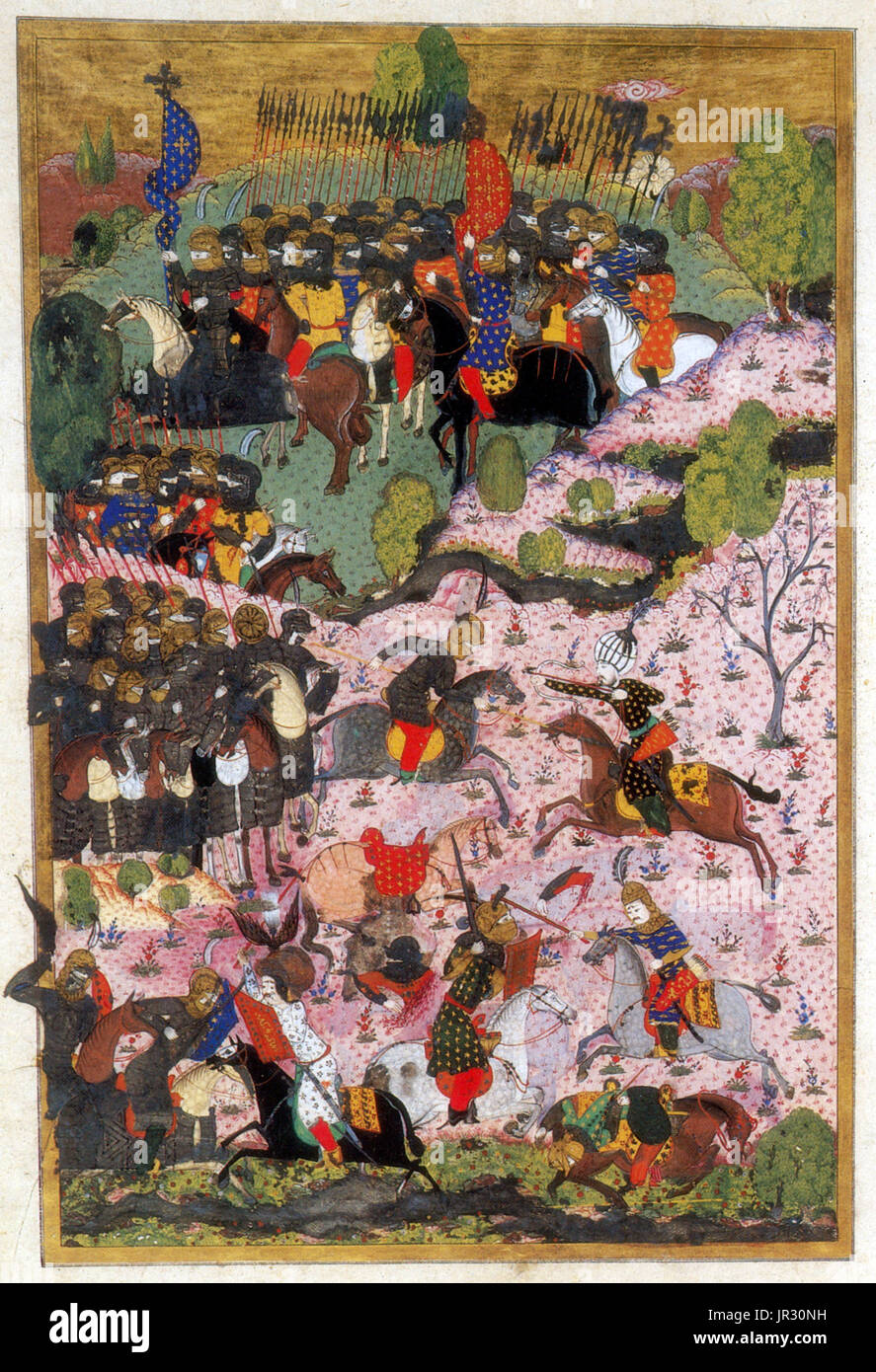 Guerre Ottoman-Hungarian,Bataille de MohÃ¡cs,1526 Banque D'Images