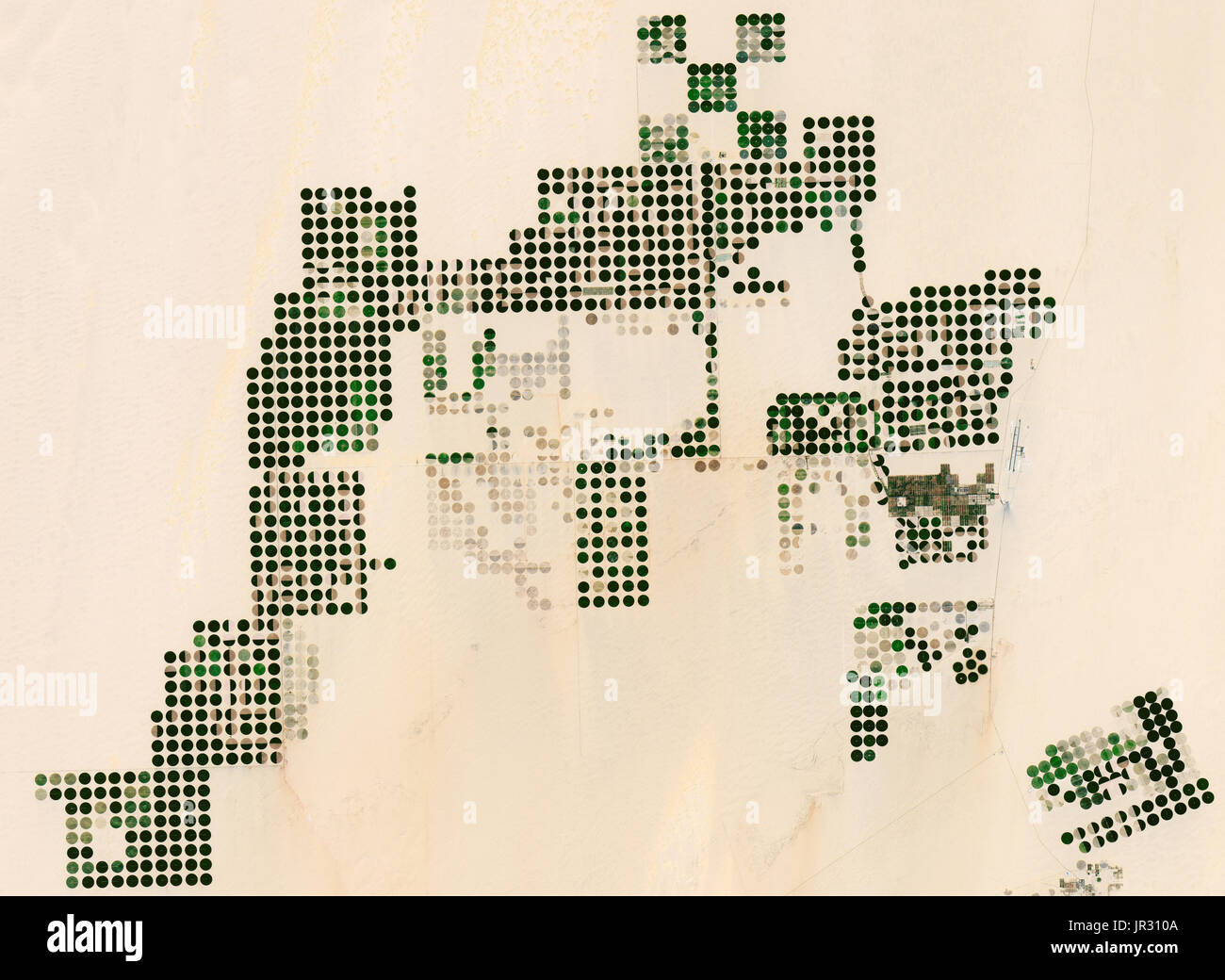 L'irrigation en Egypte Banque D'Images