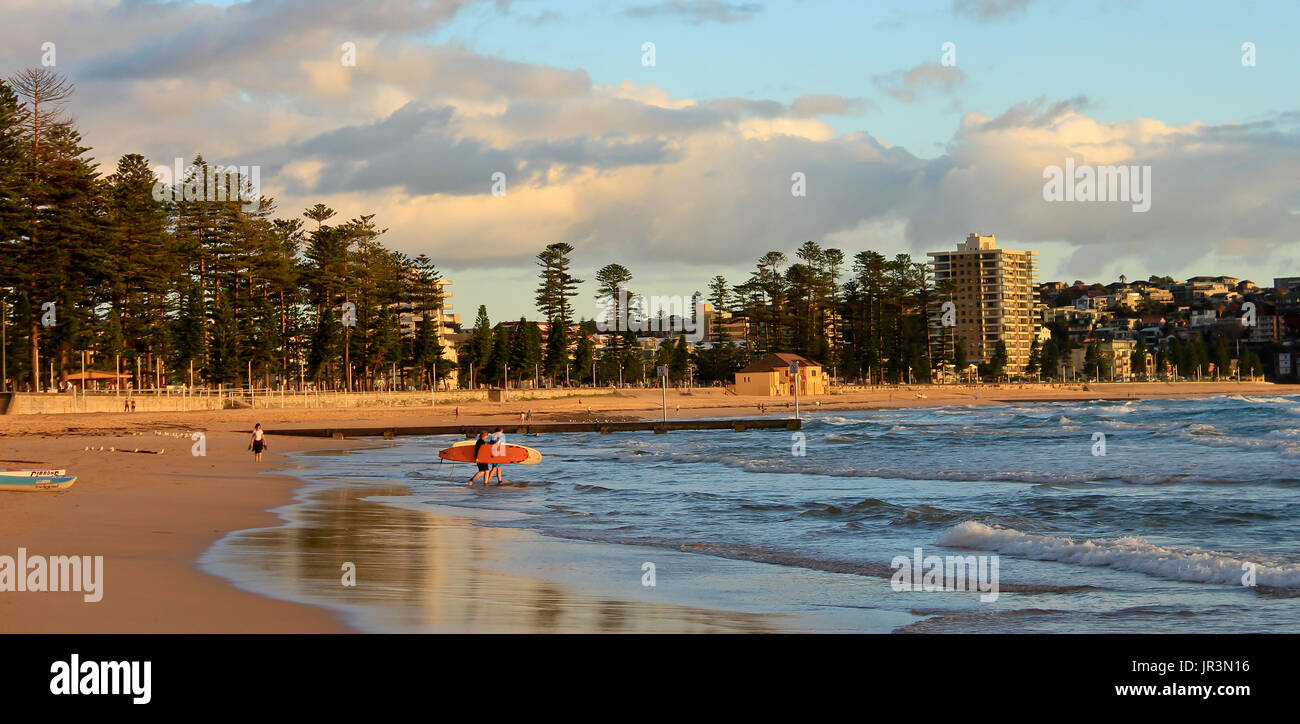 Manly Beach Sydney Australie Banque D'Images