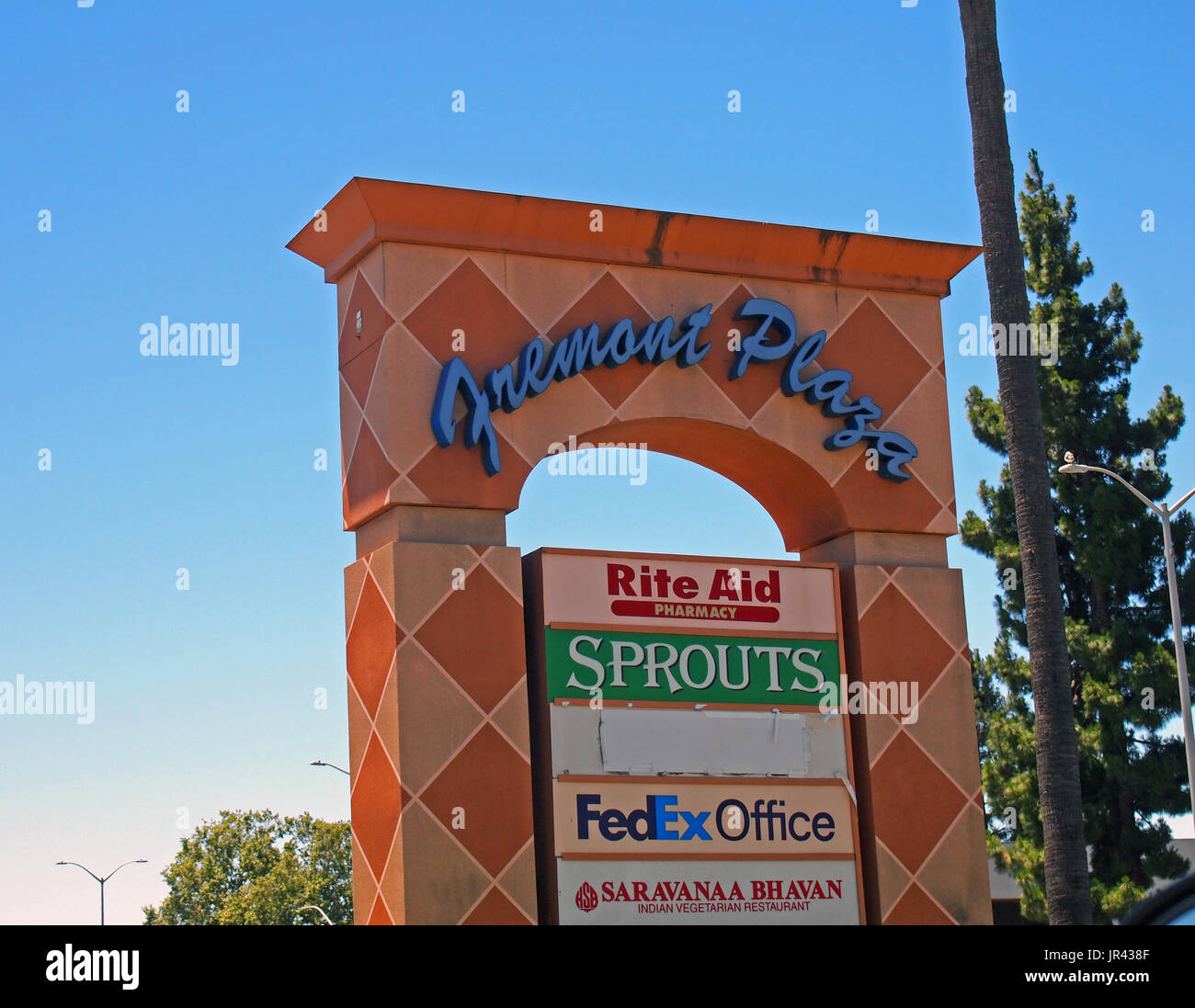 Fremont Plaza, Fremont, Californie, Banque D'Images