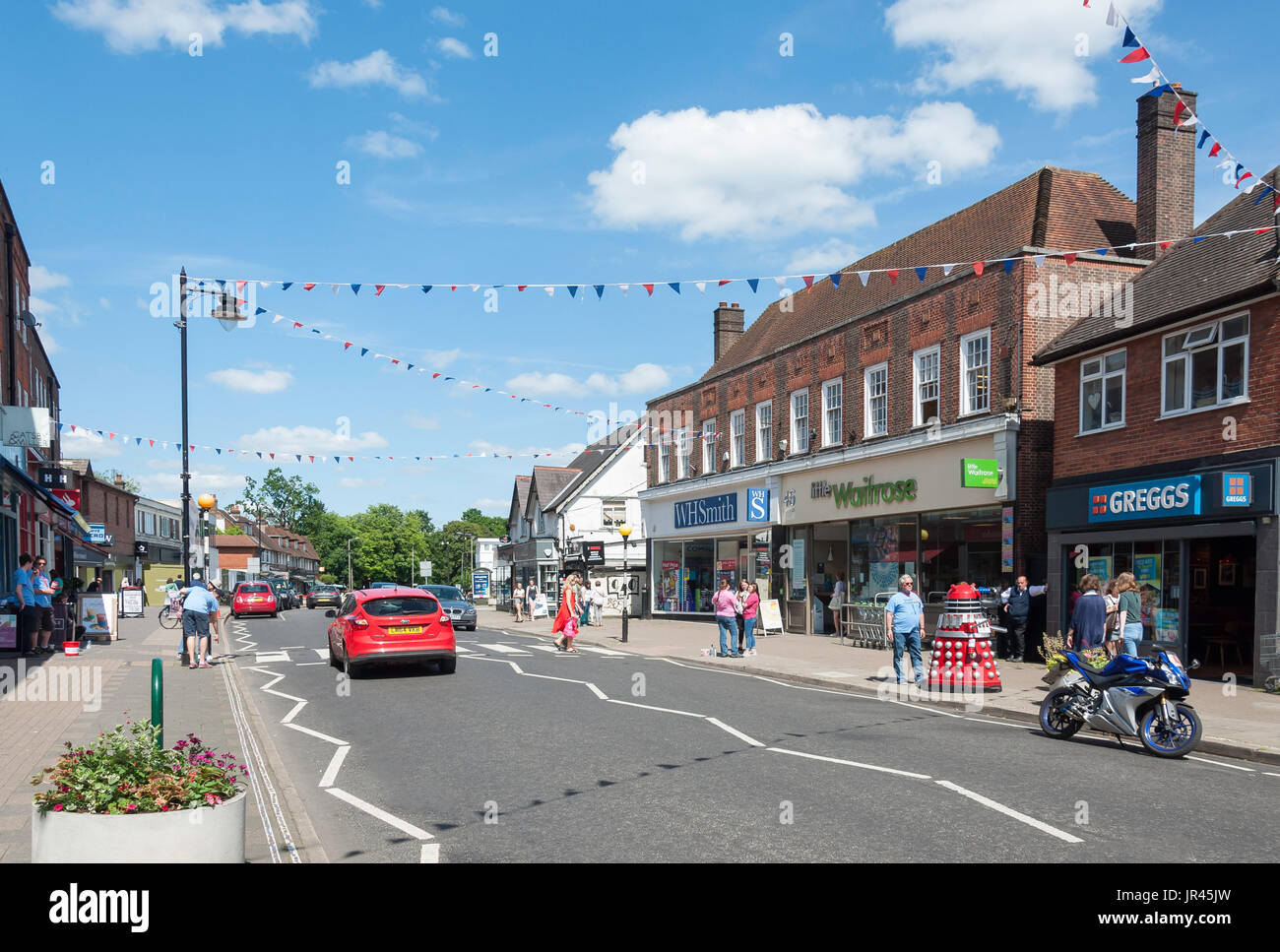 Boutiques et restaurants sur Sycamore Road, Amersham, Buckinghamshire, Angleterre, Royaume-Uni Banque D'Images