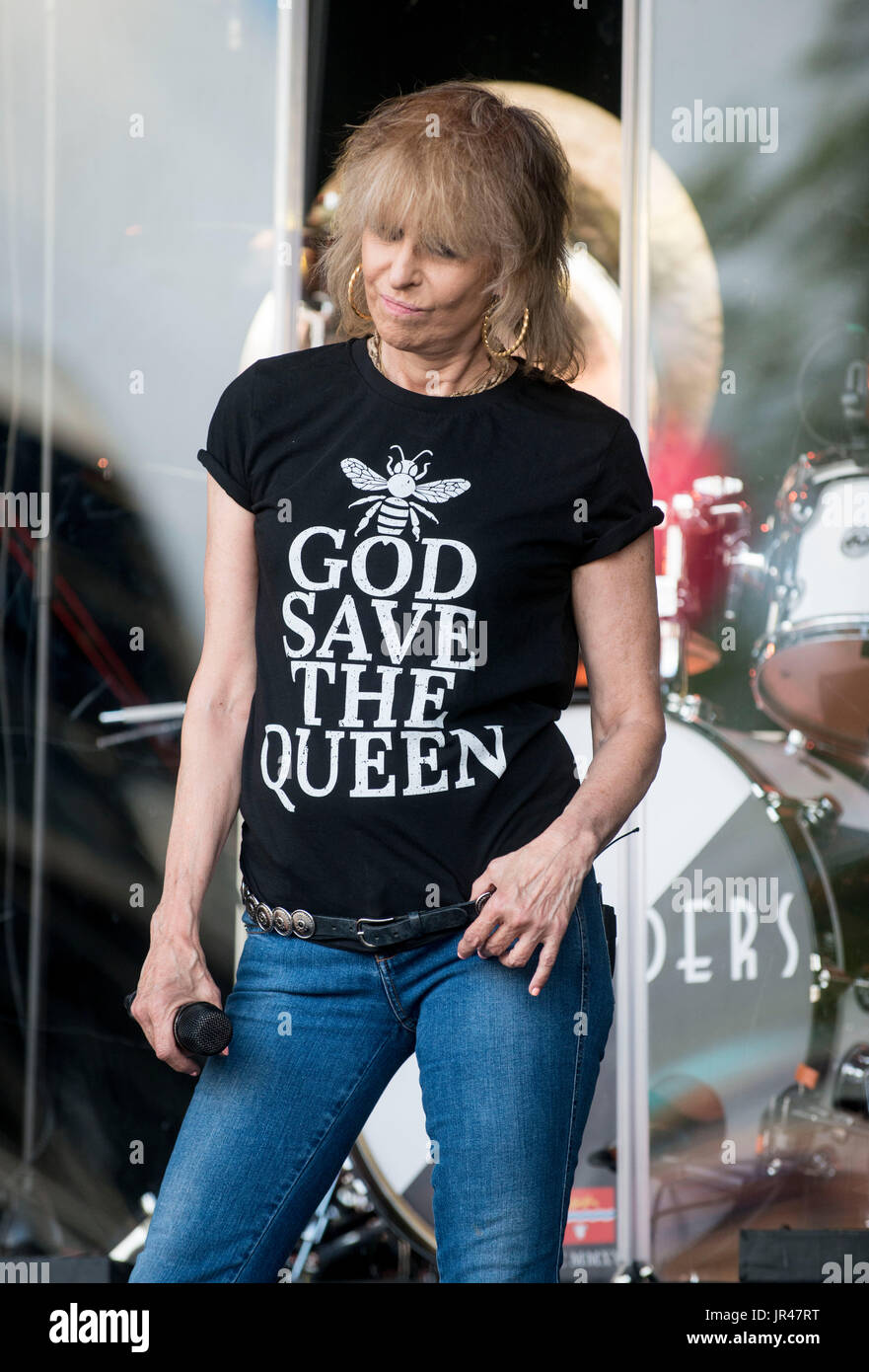 Les prétendants à l'Cornbury Music Festival 2017, Samedi Chadlington, Oxfordshire Banque D'Images