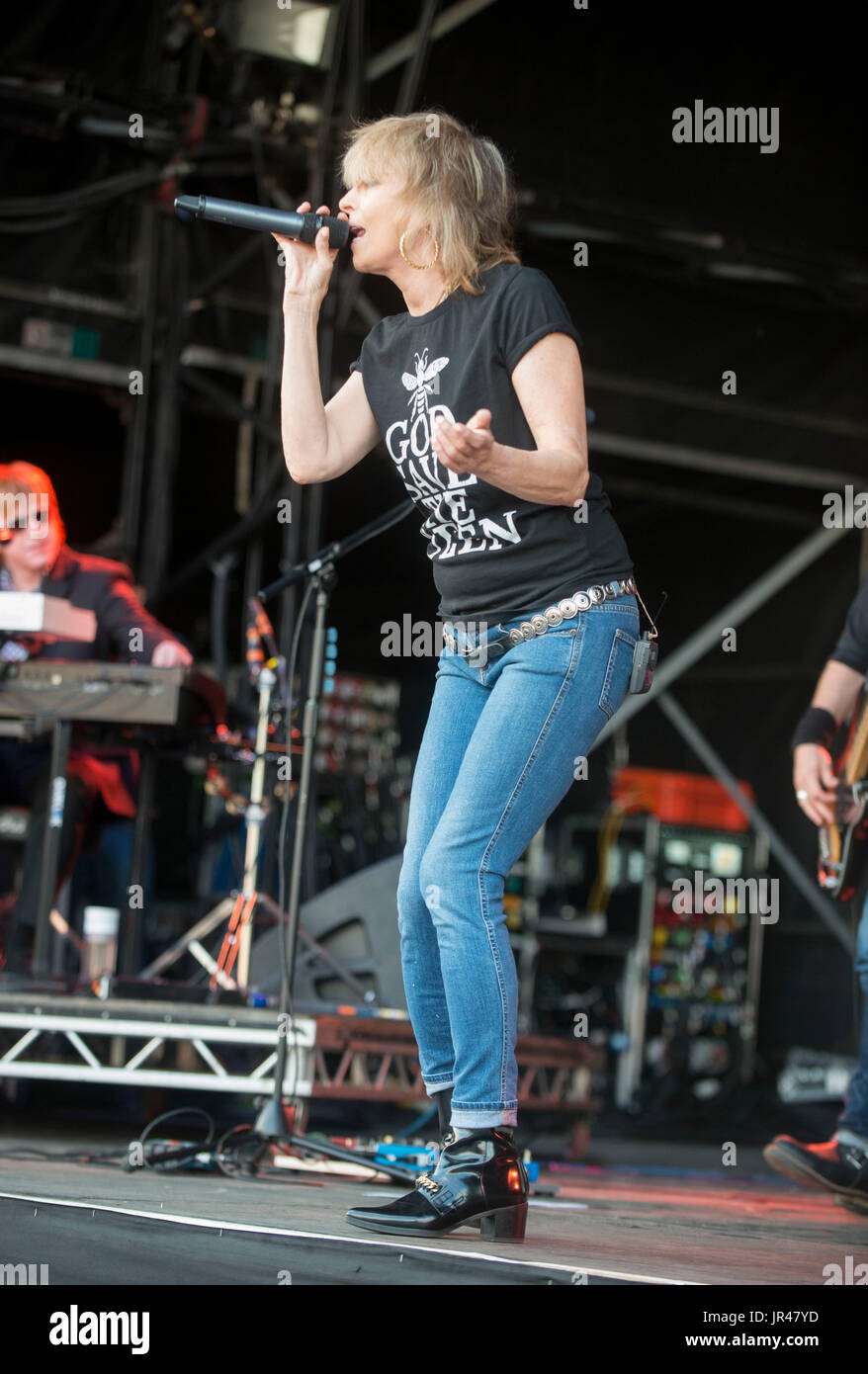 Les prétendants à l'Cornbury Music Festival 2017, Samedi Chadlington, Oxfordshire Banque D'Images