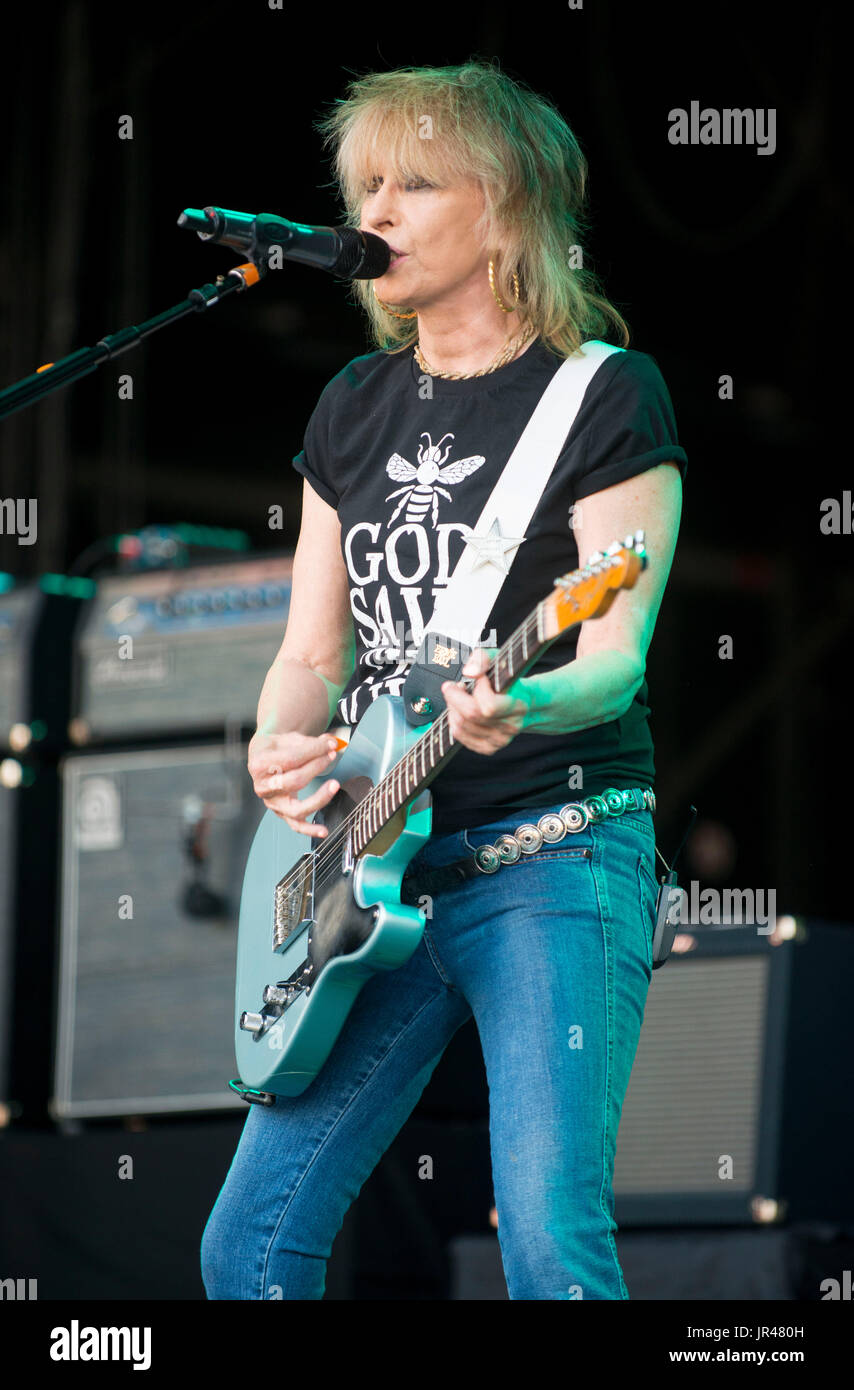 Les prétendants à l'Cornbury Music Festival 2017, Samedi Chadlington, Oxfordshire Banque D'Images