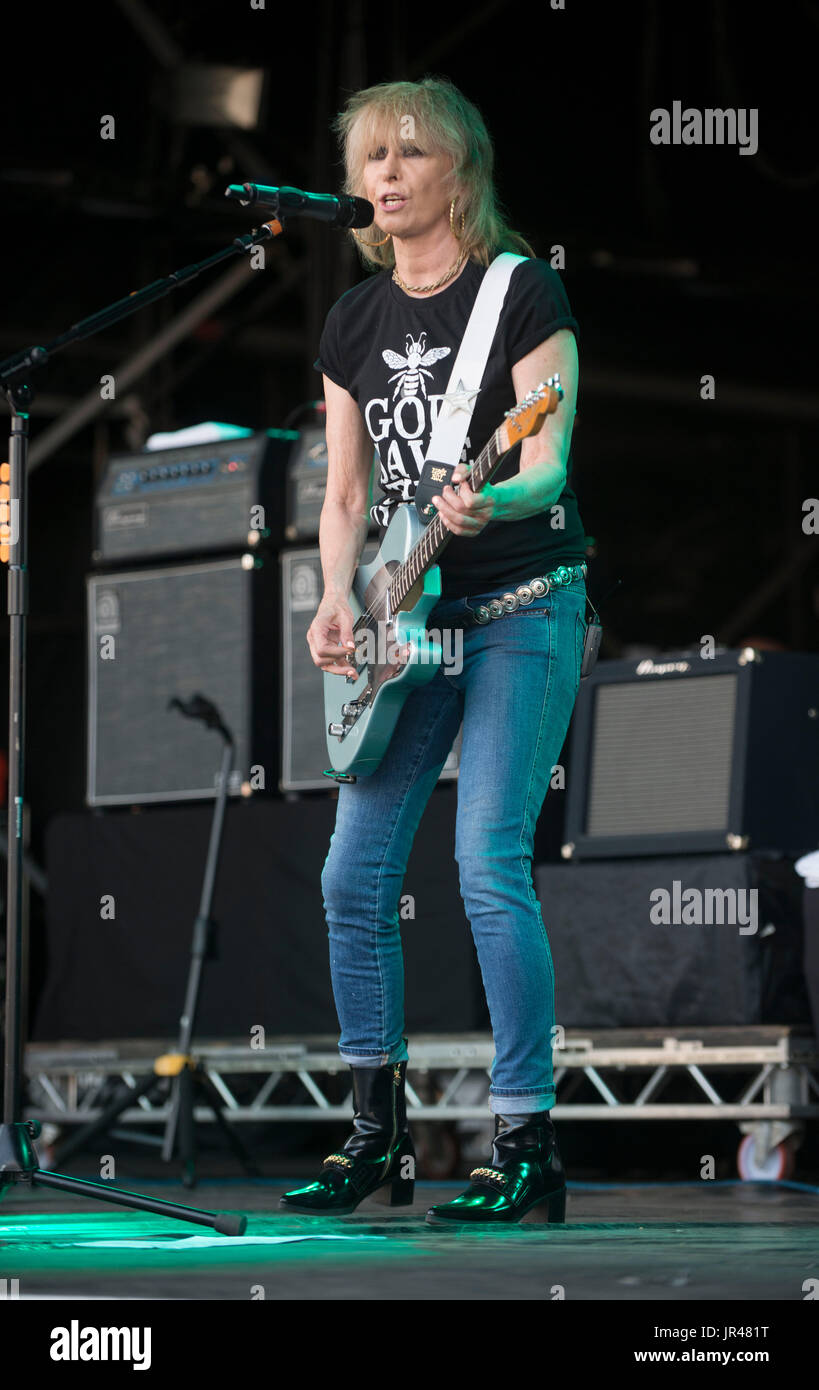 Les prétendants à l'Cornbury Music Festival 2017, Samedi Chadlington, Oxfordshire Banque D'Images
