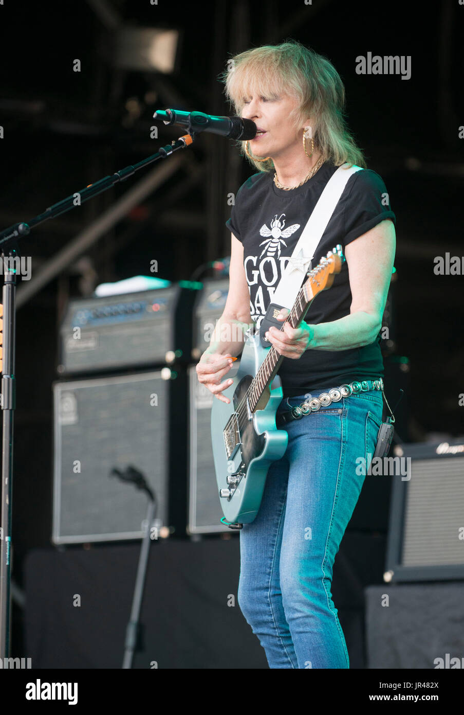 Les prétendants à l'Cornbury Music Festival 2017, Samedi Chadlington, Oxfordshire Banque D'Images